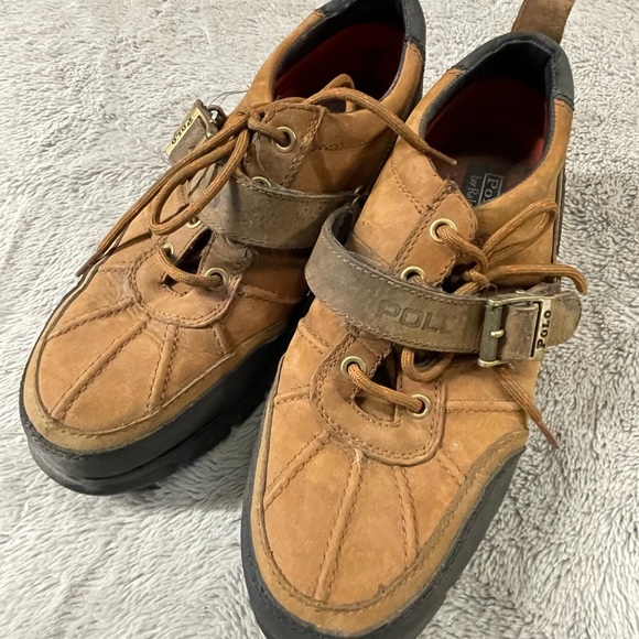 Polo by Ralph Lauren Men's Brown Leather Shoes 11D - Picture 1 of 7